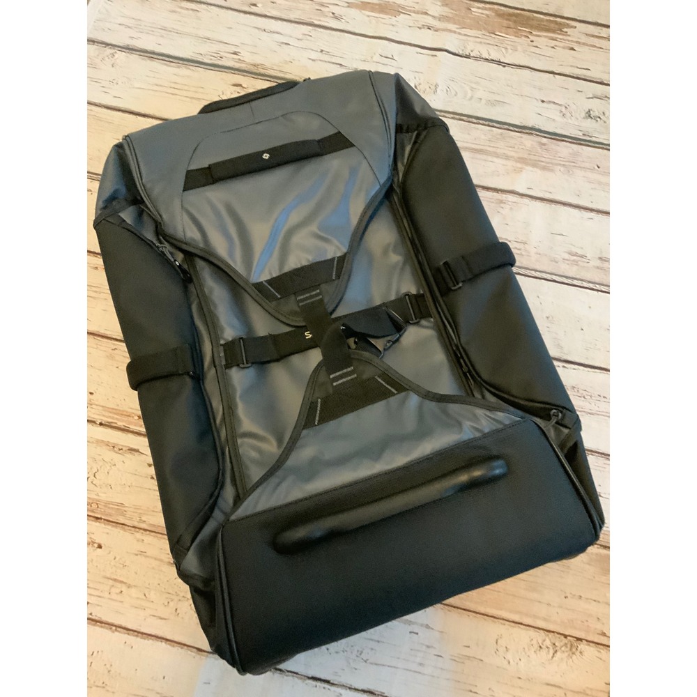 Samsonite Wheeled Duffel Bag Large Rolling Travel Luggage Charcoal Black 1118365